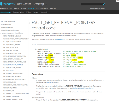 Note that I've highlighted references to 'buffer'.