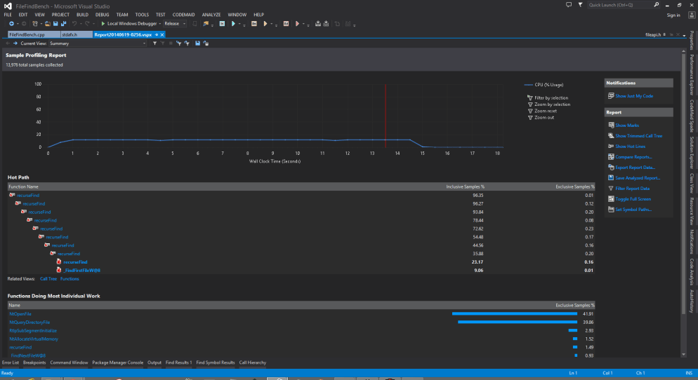 How fast are FindFirstFile/FindFirstFileEx, and CFileFind – actually ...
